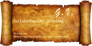 Goldschmidt Vivien névjegykártya